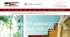 Desktop Screenshot of hardwooddirectllc.com
